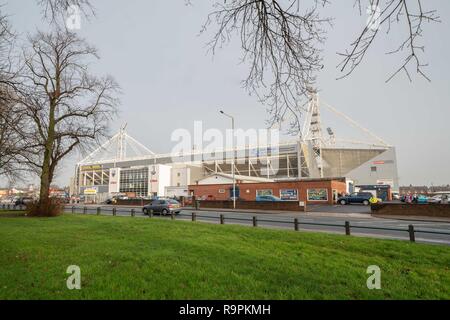 Einen allgemeinen Überblick über Deepdale Stadium, die Heimat von Preston North End FC 26 Dezember 2018 Deepdale, Preston, England; Sky Bet Meisterschaft, Preston North End vs Hull City; Quelle: Terry Donnelly/News Bilder der Englischen Football League Bilder unterliegen DataCo Lizenz Stockfoto