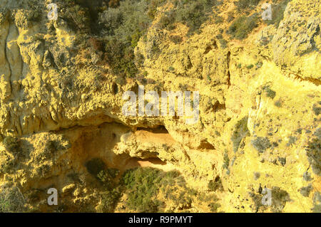 Spektakuläre Felsformationen der Ponta Da Piedade in Portugal Stockfoto