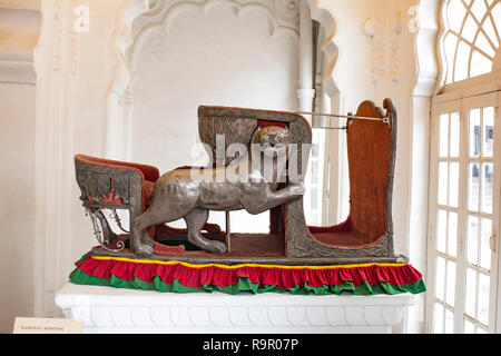 Elefant in Palanquins Mehrangarh City Palace. 18. jahrhundert Marwar. Stockfoto