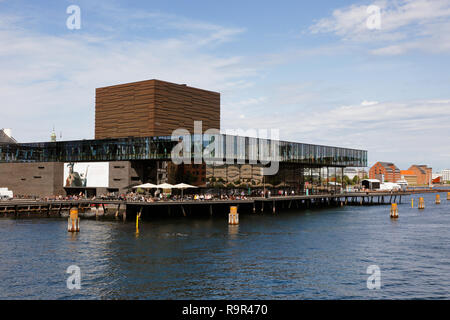 Kopenhagen, Dänemark - 24 August 2017 : Äußeres der Königlichen Dänischen Playhouse. Stockfoto