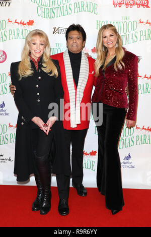 87. jährlichen Hollywood Christmas Parade statt in Hollywood, Kalifornien am 25. November 2018 Mit: Laura McKenzie, Erik Estrada, Nancy O'Dell Wo: Los Angeles, Kalifornien, Vereinigte Staaten, wenn: 25 Nov 2018 Credit: Sheri Determan/WENN.com Stockfoto