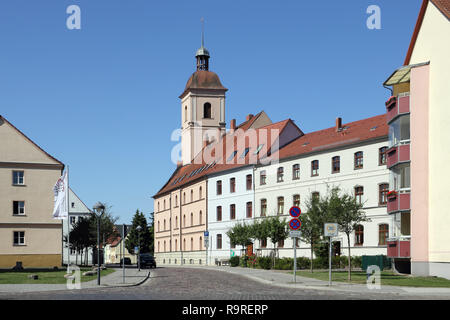 Die ehemalige Garrison Church in Anklam in Deutschland Stockfoto
