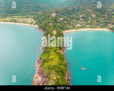 Sommer in Ubatuba Stadt, Staat São Paulo, Brasilien Stockfoto