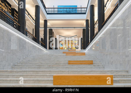 Martynas Mazvydas Nationalbibliothek Litauens in Vilnius Stockfoto