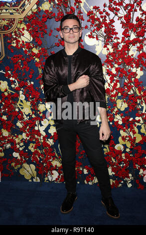 Las Vegas, NV, USA. Dezember 2018. 28. Dezember 2018 - Las Vegas, NV - Christian Siriano. Hong Kong's MOTT 32 Eröffnung im Palazzo im Venetian Resort. Foto: MJT/Admedia Stockfoto