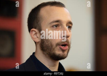 Foto LaPresse/Alberto Gandolfo 29-11-2018&#xa0; Torino (Italia) Cronaca &#x2028; Assemblea PD pro elezione Segretario Regionale nella Foto: &#xa0; Furia &#x2028;&#x2028; Foto LaPresse/Alberto Gandolfo Dezember 29, 2018, Turin (Italien) News &#x2028; PD Montage für die Wahl des Regionalen Sekretärin im Pic: Furia Stockfoto