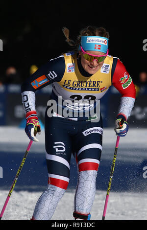 Toblach, Südtirol, Italien. 29 Dez, 2018. FIS Langlauf Weltcup der Frauen Sprint; Mari Eide (NOR) in Aktion: Aktion plus Sport/Alamy leben Nachrichten Stockfoto