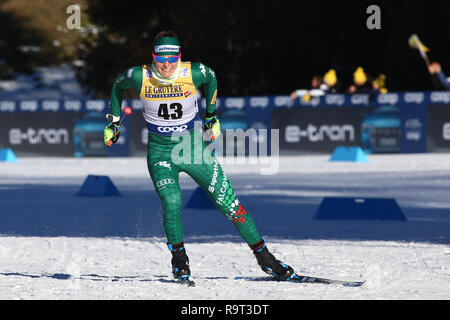 Toblach, Südtirol, Italien. 29 Dez, 2018. FIS Langlauf Weltcup der Frauen Sprint; Elisa Brocard (ITA) in Aktion: Aktion plus Sport/Alamy leben Nachrichten Stockfoto