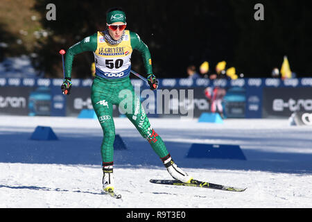 Toblach, Südtirol, Italien. 29 Dez, 2018. FIS Langlauf Weltcup der Frauen Sprint; Ilaria Debertolis in Aktion: Aktion plus Sport/Alamy leben Nachrichten Stockfoto