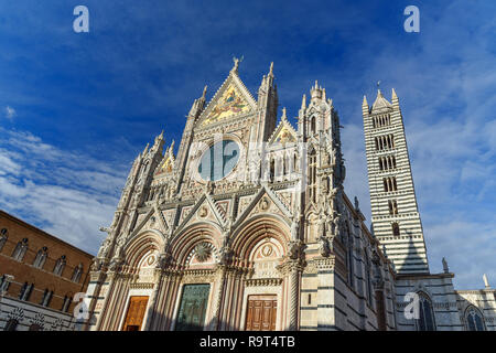 Siena Dom Santa Maria Assunta, Duomo di Siena. Toskana, Italien Stockfoto