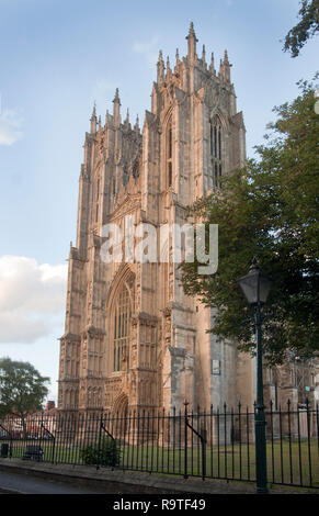 Beverley Minster in Beverley, East Riding von Yorkshire, Kirche von England. Es ist eine der größten Kirchen in Großbritannien Stockfoto