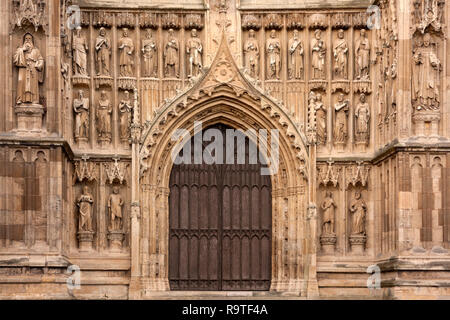 Beverley Minster in Beverley, East Riding von Yorkshire, Kirche von England. Es ist eine der größten Kirchen in Großbritannien Stockfoto