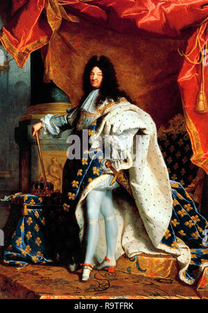 Ludwig XIV. von Frankreich - Hyacinthe Rigaud, ca. 1702 Stockfoto