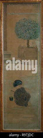 Pierre Bonnard (1867-1947). Französische Maler. Gründungsmitglied der Post-Impressionist Gruppe avantgardistischer Maler Les Nabis. Das Kind mit einem Sanscastle oder das Kind mit einem Eimer. 1894. 167,5 x 51 cm. Tempera auf Leinwand. Museum Orsay. Paris. Frankreich. Stockfoto