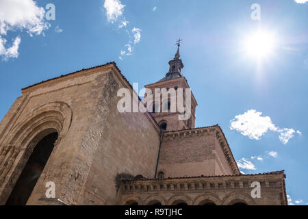 Souvenirs San Martín, katholische Kirche in Segovia, Spanien. Stockfoto