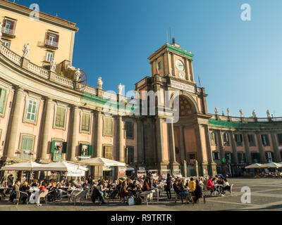 Piazza Dante in der Stadt Neapel, Kampanien, Italien Stockfoto