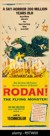 Rodan! Der fliegende Monster (DCA, 1957) Poster Poster Art-Datei Referenz # 33635 910THA Stockfoto