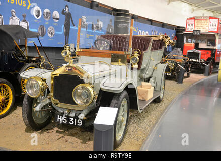 1907 Daimler, TP 35 Tonneau, bei der British Motor Museum, Gaydon, Warwickshire, Großbritannien Stockfoto