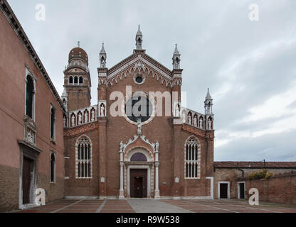 Kirche der Madonna dell'Orto (Chiesa della Madonna dell'Orto) in Venedig, Italien. Stockfoto