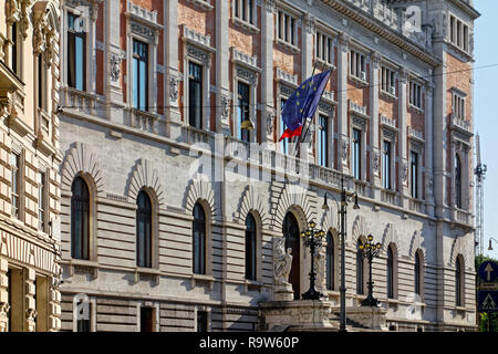 Palazzo Montecitorio in Rom Italien Stockfoto