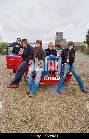 Der Cooper Temple Clause eine englische Alternative Rock Band im Lesen fotografiert, England, Vereinigtes Königreich. Stockfoto