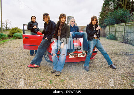 Der Cooper Temple Clause eine englische Alternative Rock Band im Lesen fotografiert, England, Vereinigtes Königreich. Stockfoto