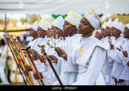 Meskel Festival von Arba Minch, Äthiopien Stockfoto