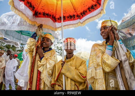 Meskel Festival von Arba Minch, Äthiopien Stockfoto