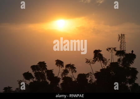 Ein schöner Sonnenuntergang Stockfoto
