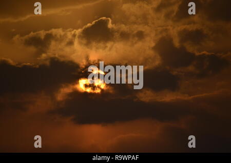 Ein schöner Sonnenuntergang Stockfoto