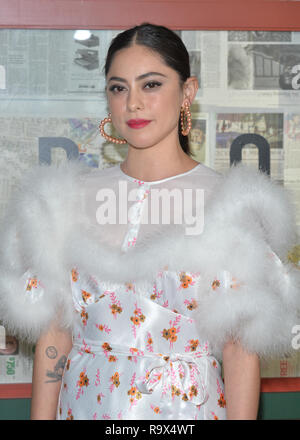 Rosa Salazar besucht die New York Screening von "Bird Box' in der Alice Tully Hall, Lincoln Center am Dezember 17, 2018 in New York City. Stockfoto