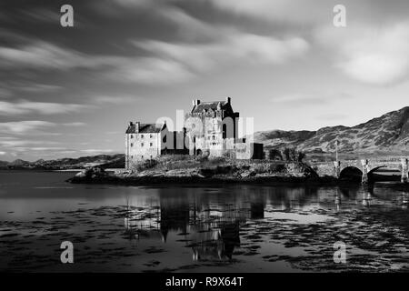 Foto: © Jamie Callister. Eilean Donan Castle, Loch Alsh, North West Schottland, 26. November 2018. [Keine] [Bilder] Gesamt Tel: Stockfoto