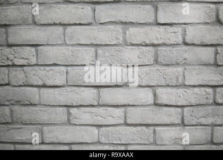 Moderne weiße grauen Mauer strukturierten Hintergrund. Stockfoto