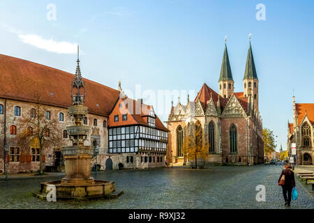 Braunschweig, Kirche und Markt, Deutschland Stockfoto