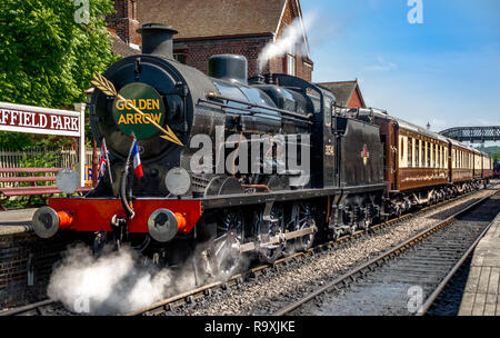 British Railways 30541 auf Golden Arrow Pflicht an der Sheffield Park Station Stockfoto