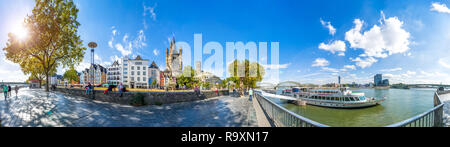 Groß Sankt Martin, Rhein, Deutschland Stockfoto