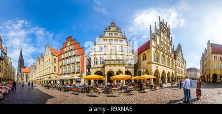 Vordach-Markt, Münster Stockfoto