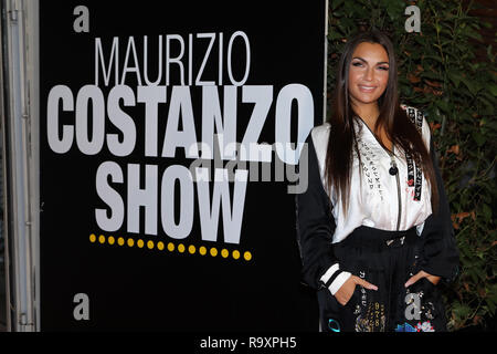 Elettra Lamborghini erscheint auf der 'Maurizio Costanzo Show' bei Voxson Studios mit: Elettra Lamborghini Wo: Rom, Italien Wann: 27 Aug 2018 Quelle: IPA/WENN.com ** Nur für die Veröffentlichung in Großbritannien, den USA, Deutschland, Österreich, Schweiz ** verfügbar Stockfoto