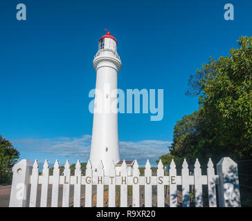 Split Point Lighthouse, Aireys Inlet, Great Ocean Road, Victoria, Australien. Stockfoto