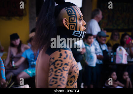 Traditionelle Maya Performances Valladolid Mexiko Stockfoto