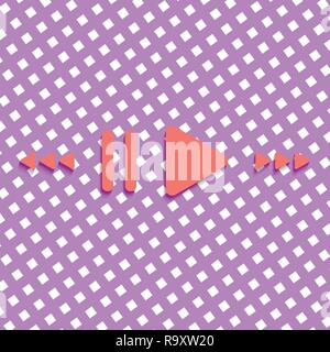 Bunte Vektor header Design mit Musik Tasten in trendigen Farben. Stock Vektor