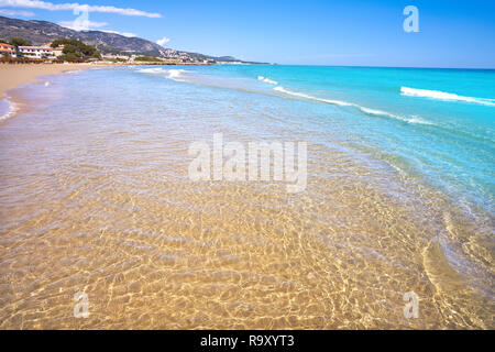 Romana Beach Playa in Alcossebre Alcoceber auch in Castellon, Spanien Stockfoto