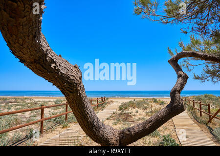 Romana Beach Playa in Alcossebre Alcoceber auch in Castellon, Spanien Stockfoto