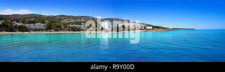 Playa de Las Fuentes Strand in Alcossebre Alcoceber auch von Castellon Spanien Stockfoto