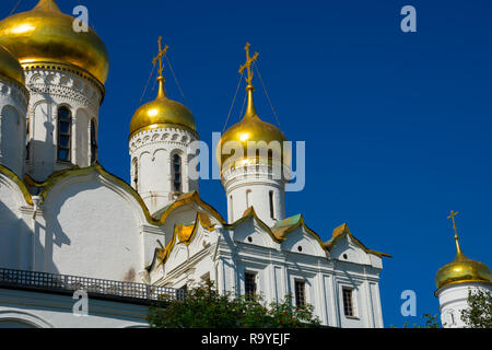 Moskau, Russland. August 25, 2018. Die Mariä-Verkündigungs-Kathedrale (Blagoveschensky sobor) ist ein russisch-orthodoxe Kirche auf der südwestlichen Seite Stockfoto