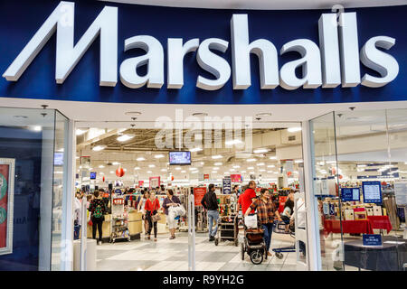 Fort Ft. Lauderdale Florida, Sunrise, Sawgrass Mills Mall, Marshalls Discount Department Store, Vordereingang, FL181222076 Stockfoto