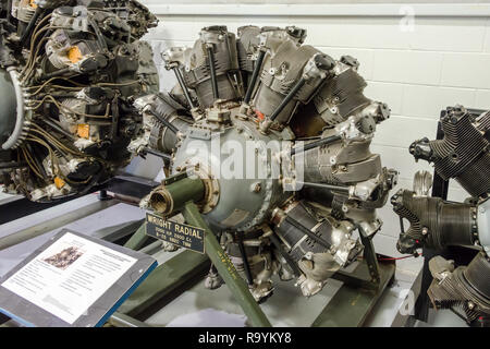 Radiale Wright R-2600 Twin Zyklon Aircraft Engine Stockfoto