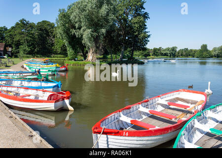 Die meare See zum Bootfahren, der Meare, Damme, Suffolk, England, Vereinigtes Königreich Stockfoto