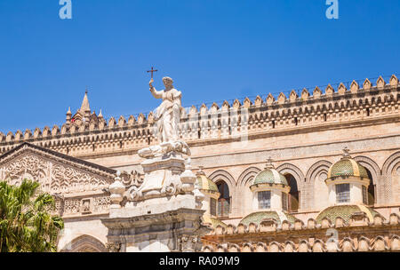 Palermo Duomo, Kathedrale von Palermo, Kathedrale metropolitana della Vergine Santa Maria Assunta. Palermo, Sizilien, Italien Stockfoto