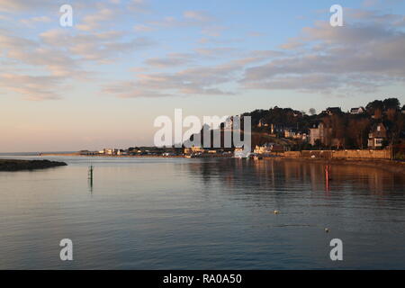 Der Hafen von Carteret, Barneville-Carteret, Halbinsel Cotentin, Normandie, Frankreich/Port de Carteret, Cotentin, Normandie Stockfoto